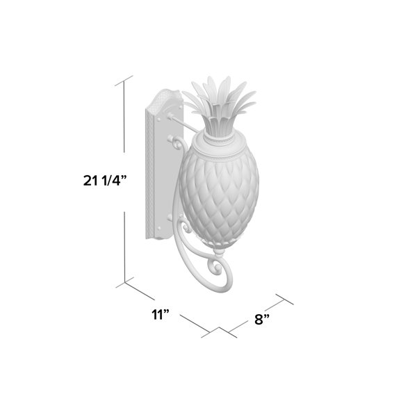 pineapple wall lantern